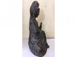 Tượng Phật Bà Quan Âm Tự Tại ... Chất Liệu Đồng Giả Cổ .