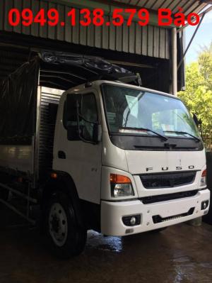 Xe tải Mitsubishi FUSO 7,2 tấn thùng mui bạt Fuso 7t2 thùng kín