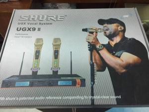 Micro Shure UGX9 II mới 100% hàng loại 1 cao cấp. chuyên karaoke , hát chuyên nghiệp...