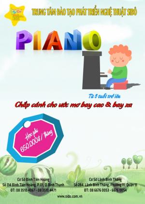 SiĐô chào mừng các bé từ 6 tuổi trở lên đến với lớp Piano