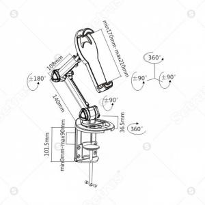 Giá đỡ trưng bày dành cho máy tính bảng.