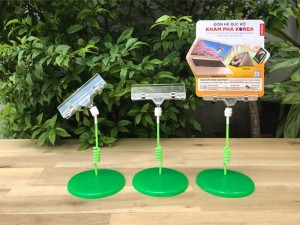 Wobbler quảng cáo, wobbler để bàn tại Hà Nội, sản xuất wobbler tại Hà Nội