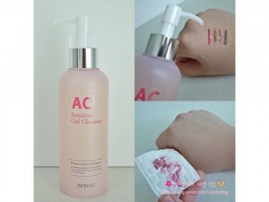 Sữa rửa mặt dạng gel Skinaz AC Sensitive Gel Cleanser