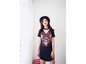 Đầm Chocker In Vạt Bầu Sexy Nóng Bỏng