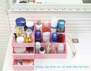 Kệ nhựa đựng mỹ phẩm nhiều ngăn