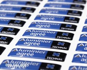In Sticker, Tem bảo hành, Tem barcode số lượng ít