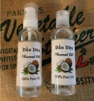 Dầu Dừa nguyên chất ép lạnh (Coconut Virgin Oil)