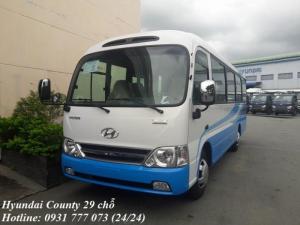 Khuyến Mãi Mua Xe Hyundai County 29 chỗ mới, vay trả góp 300 triệu, giao xe trong vòng 5 ngày
