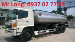Xe bồn Hino 15 tấn chở dầu thực vật, xe bồn Hino 3 chân chở dầu thực vật , Xe tải chở dầu thực vật , Xe chở dầu cá , Xe bồn INOX chở sữa , xe HINO FL8JT7A bồn inox chở dầu ăn , xe chở dầu ăn 16 khối