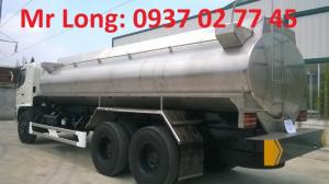 Xe bồn Hino 15 tấn chở dầu thực vật, xe bồn Hino 3 chân chở dầu thực vật , Xe tải chở dầu thực vật , Xe chở dầu cá , Xe bồn INOX chở sữa , xe HINO FL8JT7A bồn inox chở dầu ăn , xe chở dầu ăn 16 khối