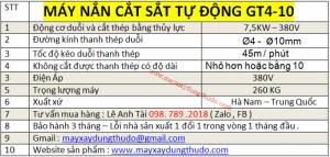 Máy nắn và cắt sắt tự động GT5-12