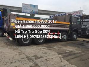 Xe ben HOWO 2017, Xe ben howo 4 chân