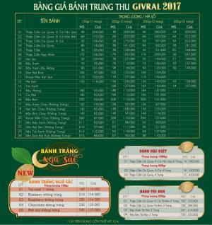 Giao hàng tận nơi bánh trung thu cao cấp Givral