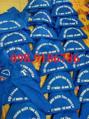 Mũ lưỡi trai trơn bán buôn bán lẻ, mũ tai bèo, áo xanh tình nguyện in miễn phí