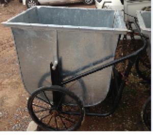 Xe gom rác bằng tôn 400L