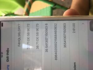 Iphone 6s quốc tế 16g gold, đẹp 99%
