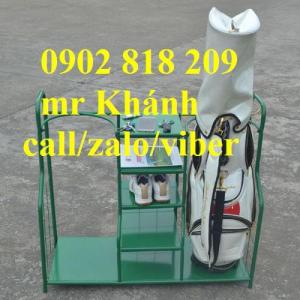 Giá để 12 túi gậy, giá để gậy golf