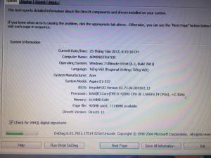 Laptop Acer Aspire E1-572 mới 99%