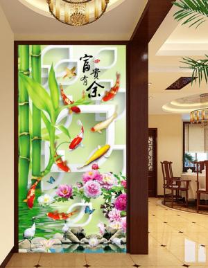 Tranh gạch 3d ,sông nước