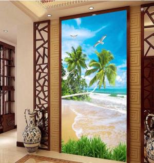 Tranh gạch 3d ,sông nước