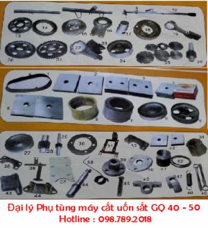 Linh kiện các loại máy cắt uốn sắt Trung Quốc giá đại lý chính hãng