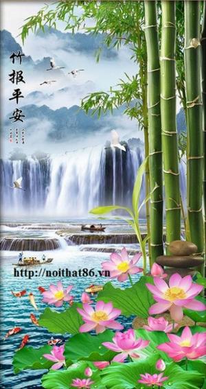 Tranh 3d làng quê vn