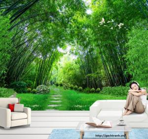 Tranh 3d làng quê vn