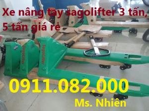 PP xe nâng tay thấp giá rẻ - Xe nâng quay đổ phuy giá thấp
