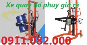 PP xe nâng tay thấp giá rẻ - Xe nâng quay đổ phuy giá thấp