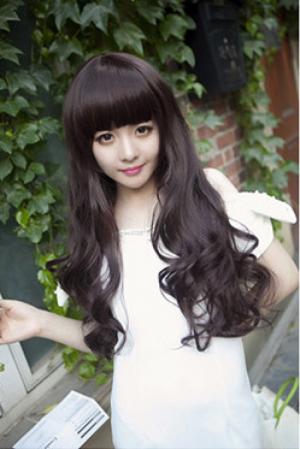 Bộ Tóc Xoăn Mái Ngang MHS12