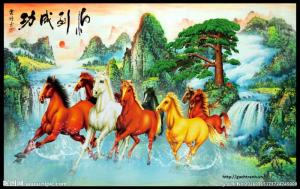 Tranh Ngựa 3D