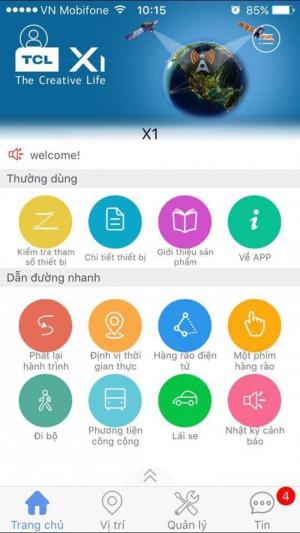 Máy định vị xe thông minh