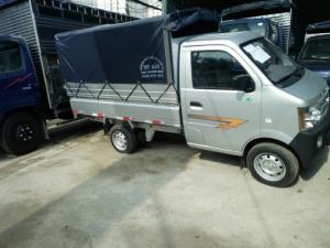 Xe Dongben thùng bạt màu xám giá rẻ, trả góp 95%