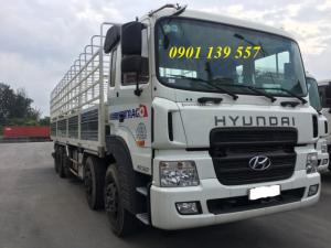 Xe tải HD360 thùng mui bạt, xe có sẵn giao ngay.