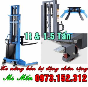 Xe nâng bán tự động 1.5 tấn cao 3 m chính hãng Eoslift - Mỹ