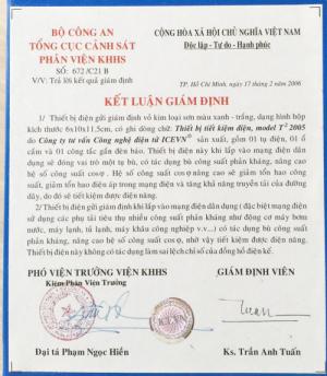 Tụ bù tiết kiệm điện ICEVN thế hệ 3S - chống sét đánh giá 550k (miễn phí ship COD)
