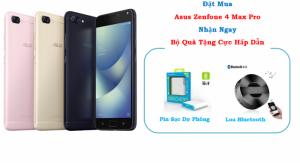 Asus Zenfone 4 Max Pro Camera Kép, Pin Siêu Khủng 5000mAh + Tặng Sạc Dự Phòng, Loa Bluetooth - ZC554KL