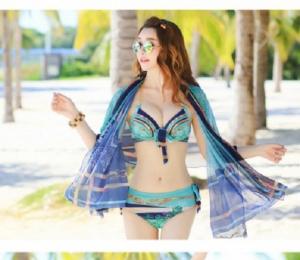 Bikini thiết kế mẫu mã 2017_kèm khăn choàng