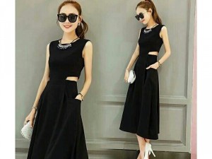 Đầm xòe xẽ eo