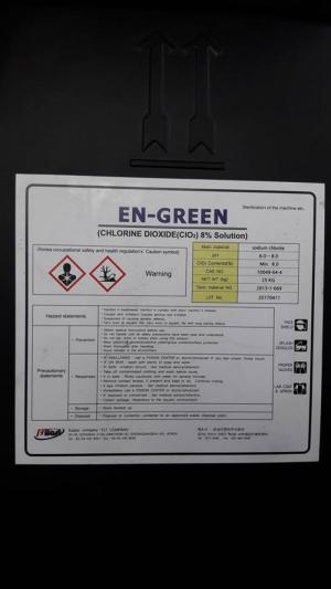 Nhập khẩu và cung cấp Chlorin Dioxide - Pro- green - clo2