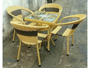 Bộ bàn ghế cafe ngoài trời giá rẻ