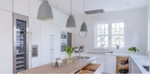 MẪU tỦ bẾP gỖ công nghiệp màu trắng– TBN0031
