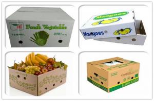 sản xuất thùng carton đựng trái cây xuất khẩu