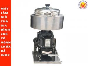 Máy xay giò chả 2kg – 2 lớp, 100% inox-304