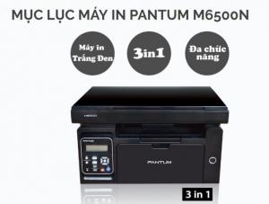Máy in laser đơn sắc Pantum đa chức năng M6500N
