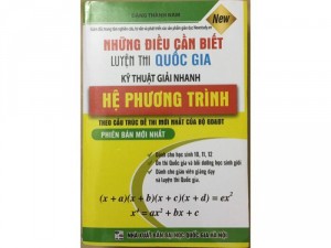 Những điều cần biết kỹ thuật giải nhanh hệ phương trình