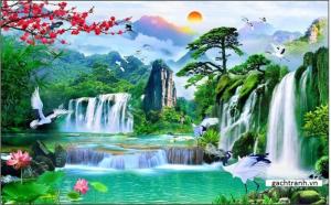 Tranh phong thủy- gạch tranh 3d