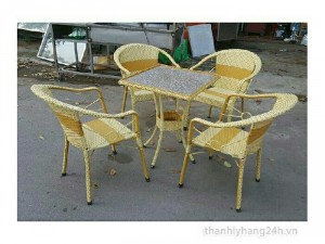Bàn ghế cafe sân vườn giá rẻ