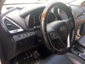 Bán Hyundai Santafe 4WD máy dầu 2015 màu trắng biển SG full options