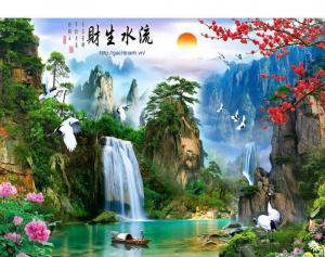 tranh gạch 3d mẫu tranh bờ biển